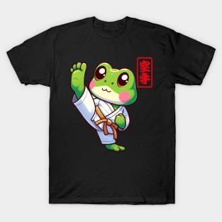 Cute Karate frog T-Shirt